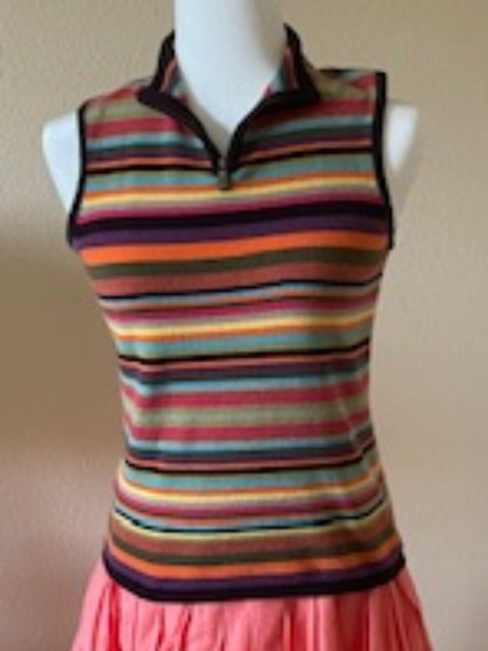 David Meister Women's Multi-colored Top, Size Small.